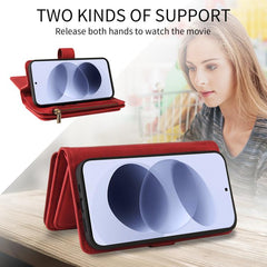 Funda de cuero para teléfono con cremallera ...