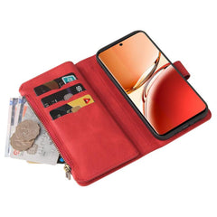 Funda de cuero para teléfono con cremallera ...