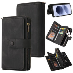 Funda de cuero para teléfono con cremallera ...