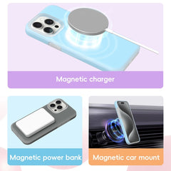 Funda magnética para teléfono con silicona l...