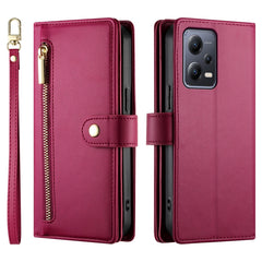 Cartera con cremallera y nueve ranuras para ...