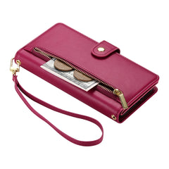 Cartera con cremallera y nueve ranuras para ...