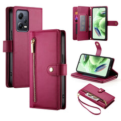 Cartera con cremallera y nueve ranuras para ...