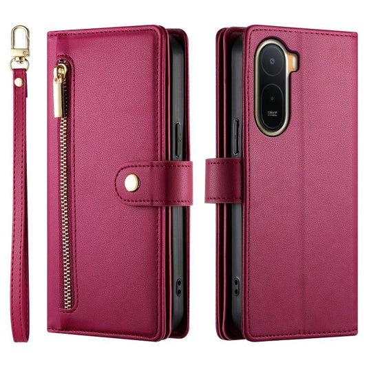Cartera con cremallera y nueve ranuras para ...