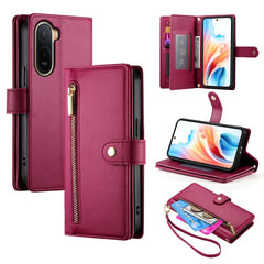 Cartera con cremallera y nueve ranuras para ...