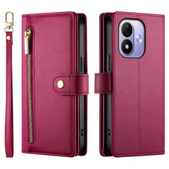 Cartera con cremallera y nueve ranuras para ...