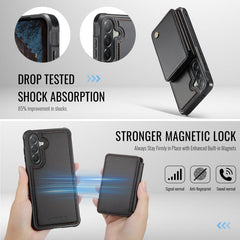 Estuche de cuero RFID para teléfono con esti...