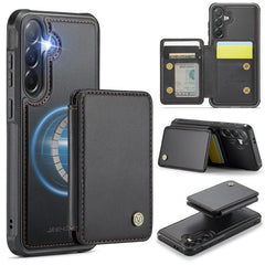 Estuche de cuero RFID para teléfono con esti...