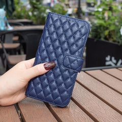Funda de cuero tipo billetera con tapa y dis...