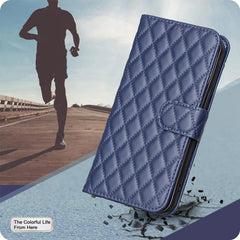Funda de cuero tipo billetera con tapa y dis...