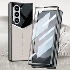 Funda para teléfono de cuero con revestimien...