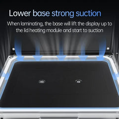 Máquina laminadora de pantallas LCD con un s...