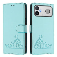 Funda para teléfono de cuero RFID con estamp...