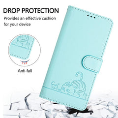 Funda para teléfono de cuero RFID con estamp...