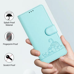Funda para teléfono de cuero RFID con estamp...