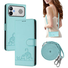 Funda para teléfono de cuero RFID con estamp...