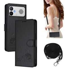 Funda para teléfono de cuero RFID con estamp...