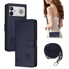 Funda para teléfono de cuero RFID con estamp...