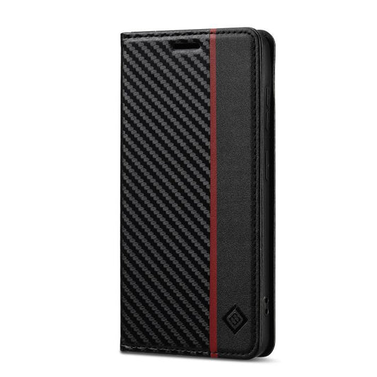 LC.IMEEKE Funda de cuero para teléfono con f...