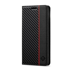LC.IMEEKE Funda de cuero para teléfono con f...