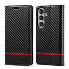 LC.IMEEKE Funda de cuero para teléfono con f...