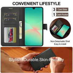 LC.IMEEKE Funda para teléfono de piel con te...
