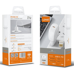 Cargador rápido LDNIO A1206C PD27W USB-C / T...