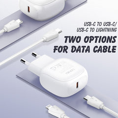 Cargador rápido LDNIO A1206C PD27W USB-C / T...