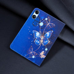 Funda de piel para tableta con dibujo de col...