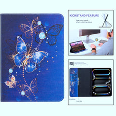 Funda de piel para tableta con dibujo de col...