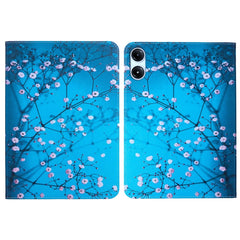 Funda de piel para tableta con dibujo de col...