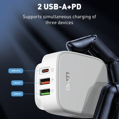 Cargador LDNIO Q334 de 32 W tipo C + puerto ...