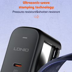 LDNIO Q366 65W USB + Cargador de puerto dual...