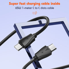 LDNIO Q366 65W USB + Cargador de puerto dual...