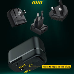 Cargador de interfaz LDNIO Q367 65W GaN con ...