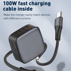 Cargador de interfaz USB+3 USB-C/Tipo C GaN ...