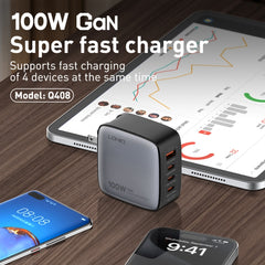 Cargador de interfaz USB+3 USB-C/Tipo C GaN ...