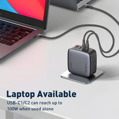 Cargador de interfaz USB+3 USB-C/Tipo C GaN ...