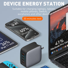 Cargador de interfaz USB+3 USB-C/Tipo C GaN ...