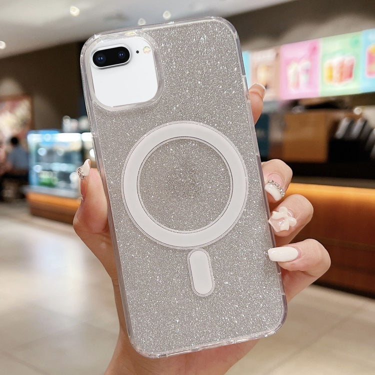 Funda para teléfono MagSafe con purpurina ac...
