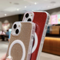 Funda para teléfono MagSafe con purpurina ac...