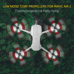 2 pares para hélices de liberación rápida DJI Mavic Air 2