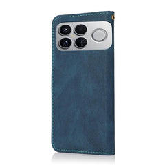 Funda de cuero para teléfono con costuras de...