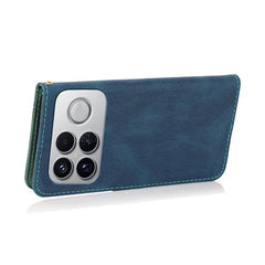 Funda de cuero para teléfono con costuras de...