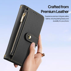 Funda para teléfono con cremallera y cordón ...
