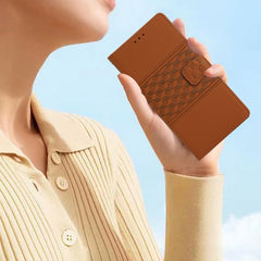 Funda de cuero para teléfono con efecto piel...