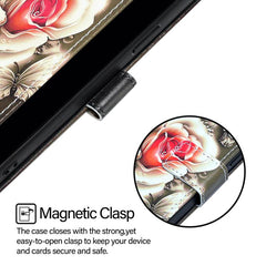 Funda para teléfono de piel de tejido liso c...