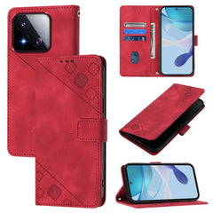 Funda para teléfono de piel con relieve y ta...