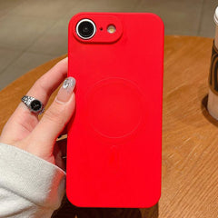 Funda magnética para teléfono MagSafe de sil...