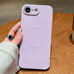 Funda magnética para teléfono MagSafe de sil...